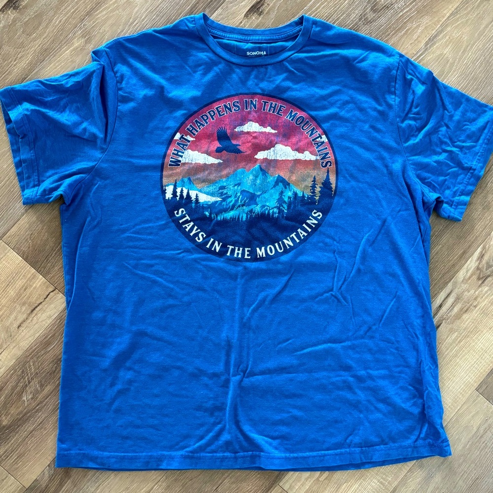 Men’s XLT Sonoma blue tee